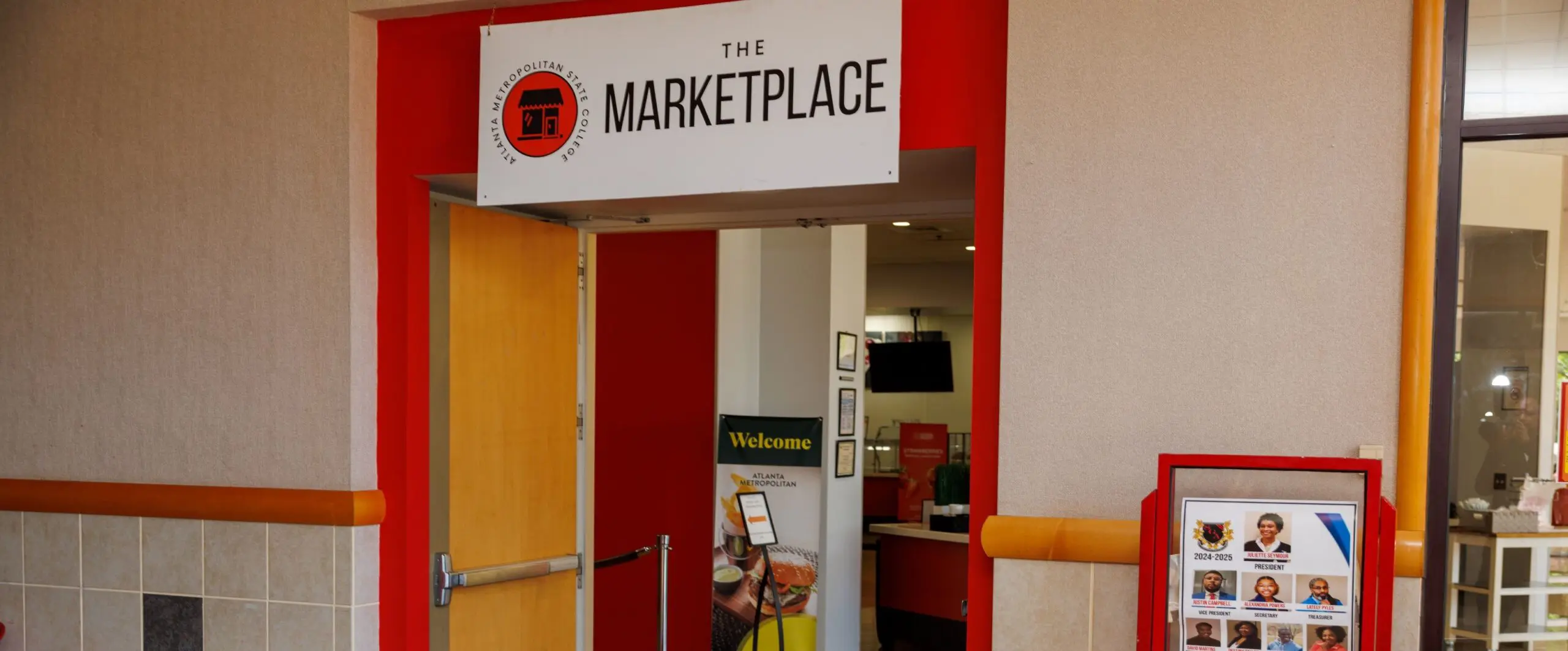 entrance to the marketplace